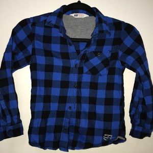 Boys Plaid Shirt